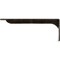 Ekena Millwork Embrey Steel Bracket, Antiqued Warm Silver 2"W x 16"D x 6 1/2"H BKTM02X16X06EBAWS - alternate 10